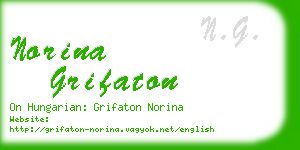 norina grifaton business card